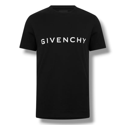 GIVENCHY TYPE LOGO T-SHIRT BLACK