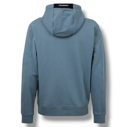 CP COMPANY OTTH HOODIE & JERSEY SHORTS SET SILVER BLUE