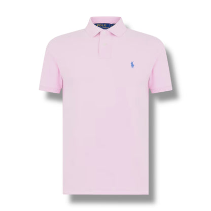 RALPH LAUREN CUSTOM FIT POLO SHIRT PINK