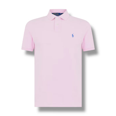 RALPH LAUREN CUSTOM FIT POLO SHIRT PINK