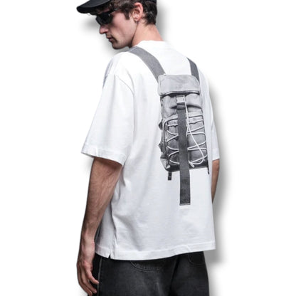 OFF WHITE BACKPACK T-SHIRT WHITE