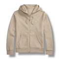 RALPH LAUREN TECH ZIP UP HOODIE BEIGE