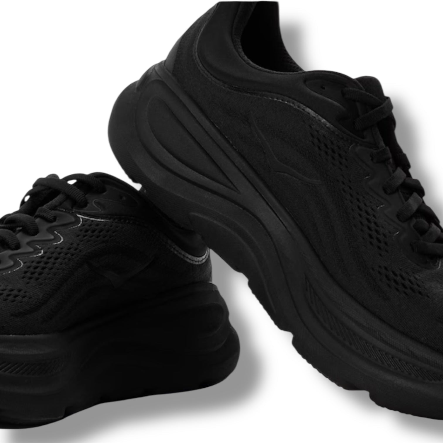 HOKA BONDI RUNNING TRAINERS BLACK