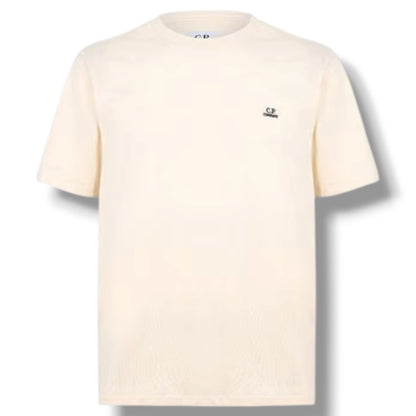 CP COMPANY SMALL LOGO T-SHIRT BEIGE