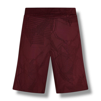 HUGO BOSS GYM KIT TECH 1/4 ZIP & SHORTS RED