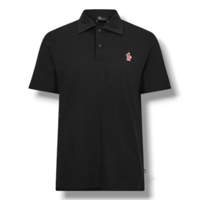 MONCLER GRENOBLE POLO SHIRT BLACK
