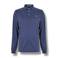 RALPH LAUREN LONG SLEEVE POLO SHIRT BLUE