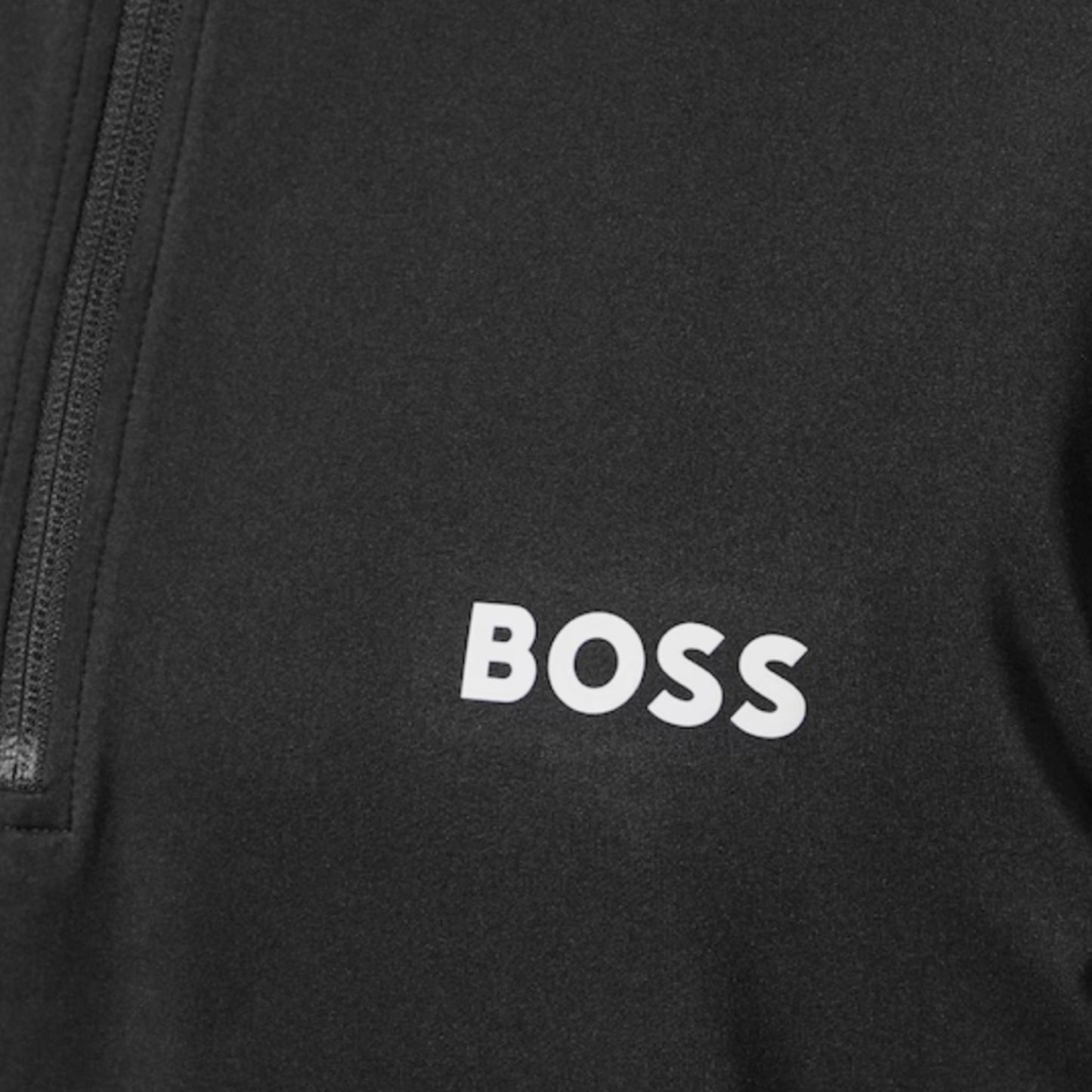 HUGO BOSS GYM KIT TRIPLE SET TECH 1/4 ZIP - T-SHIRT & SHORTS BLACK