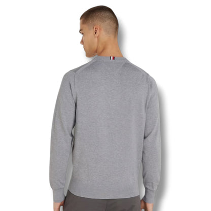 TOMMY HILFIGER THIN KNIT SWEATER GREY