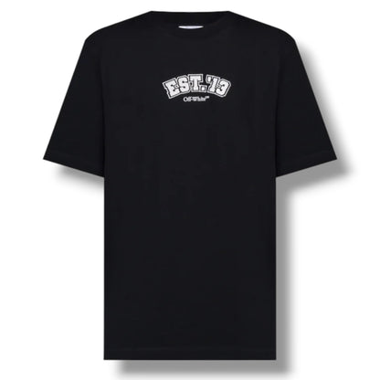 OFF WHITE LOGIC MULTI LOGO T-SHIRT BLACK