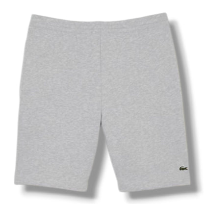 LACOSTE SMALL LOGO T-SHIRT & JERSEY SHORTS SET BEIGE & GREY