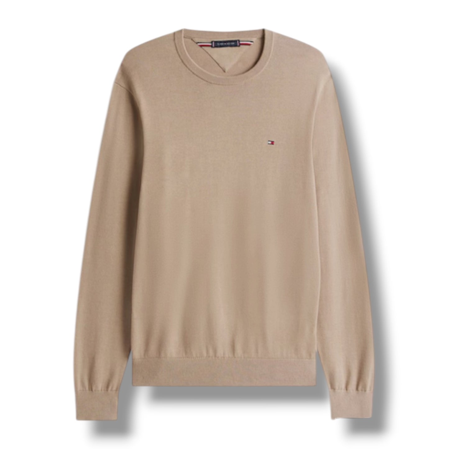 TOMMY HILFIGER THIN KNIT SWEATER BEIGE