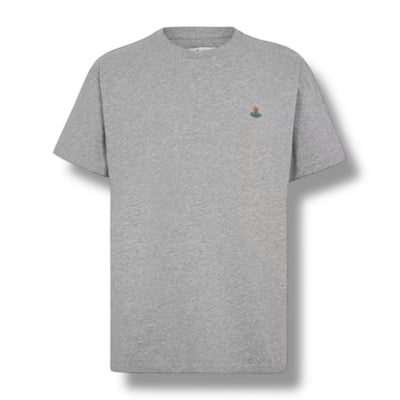 VIVIENNE WESTWOOD SMALL ORB T SHIRT GREY