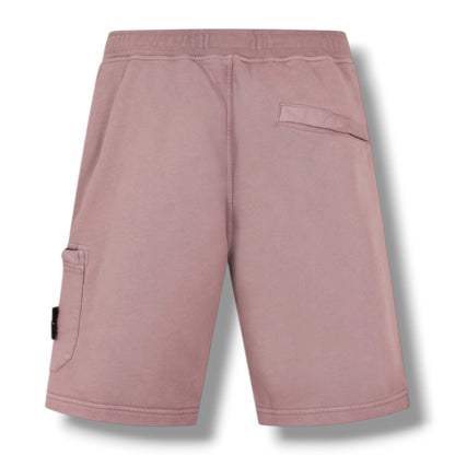 STONE ISLAND SWEATSHIRT & JERSEY SHORTS SET PURPLE