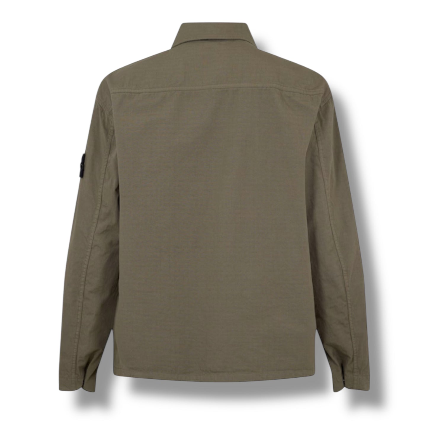 STONE ISLAND RIPSTOP OVERSHIRT KHAKI GREEN