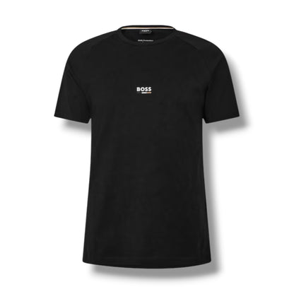 HUGO BOSS ICONIC T-SHIRT & SWIM SHORTS SET BLACK & BROWN