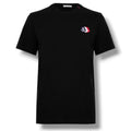 MONCLER TRIPLE LOGO T-SHIRT BLACK