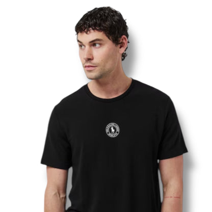 RALPH LAUREN PUCK T-SHIRT & JERSEY SHORTS SET BLACK