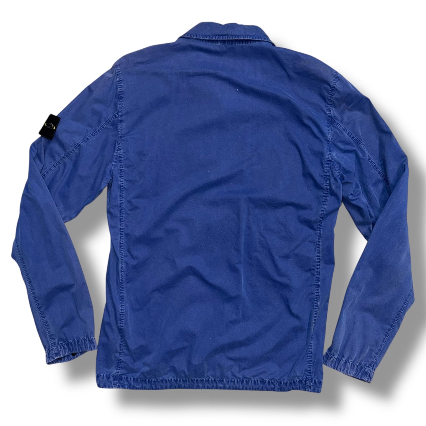 STONE ISLAND ZIP UP OVERSHIRT BLUETTE