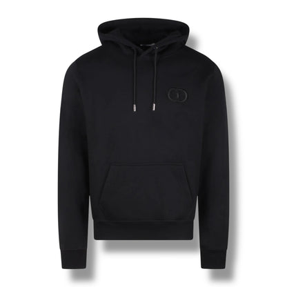 DIOR CD ICON LOGO OTTH HOODIE BLACK