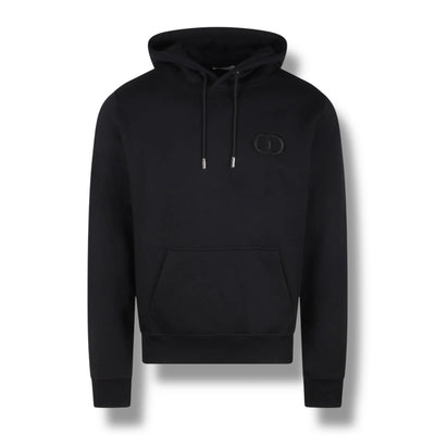 DIOR CD ICON LOGO OTTH HOODIE BLACK