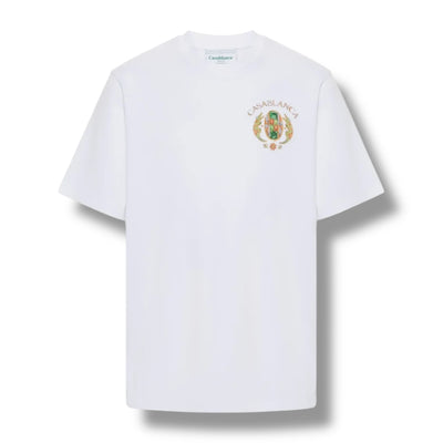 CASABLANCA JEWELL CROC T-SHIRT WHITE
