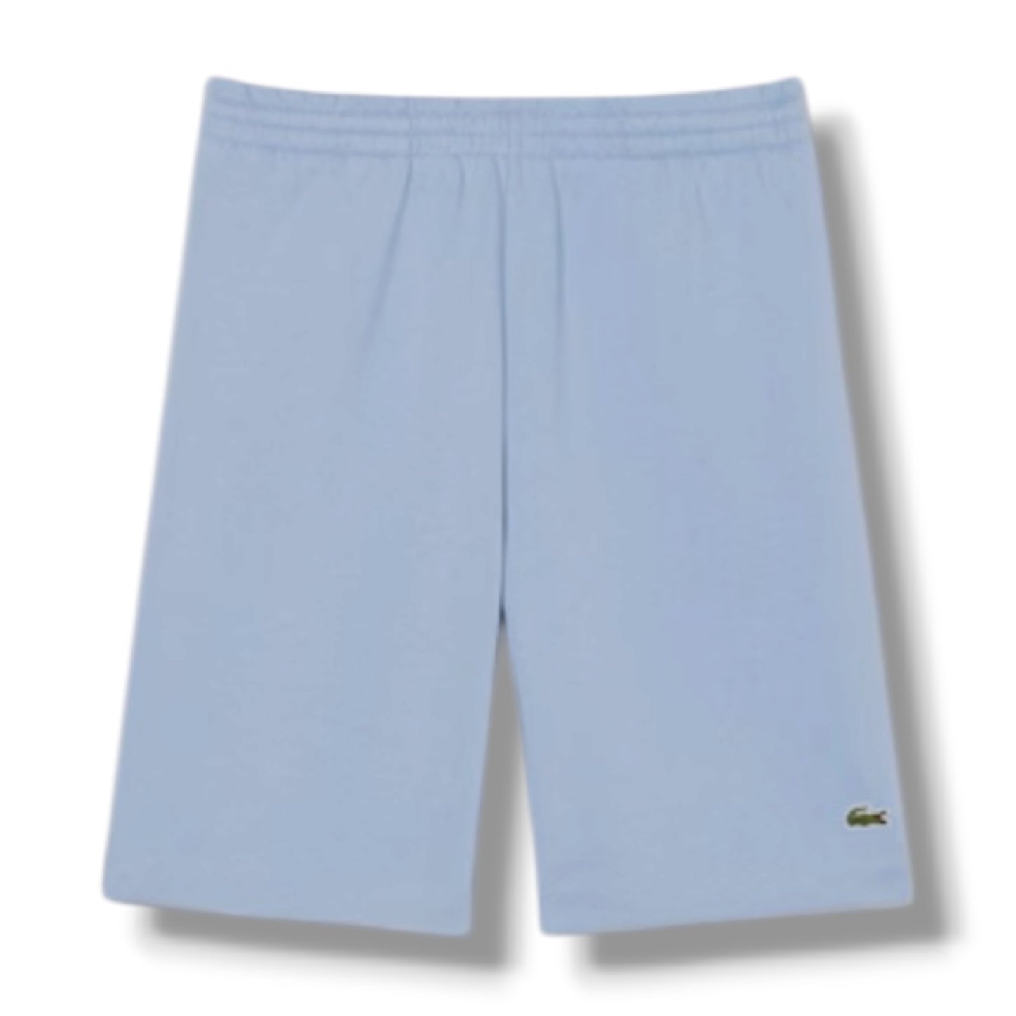 LACOSTE SMALL LOGO T-SHIRT & JERSEY SHORTS SET RED & LIGHT BLUE
