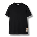 BURBERRY CHECK PATCH T-SHIRT BLACK