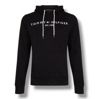 TOMMY HILFIGER LOGO OTTH HOODIE BLACK