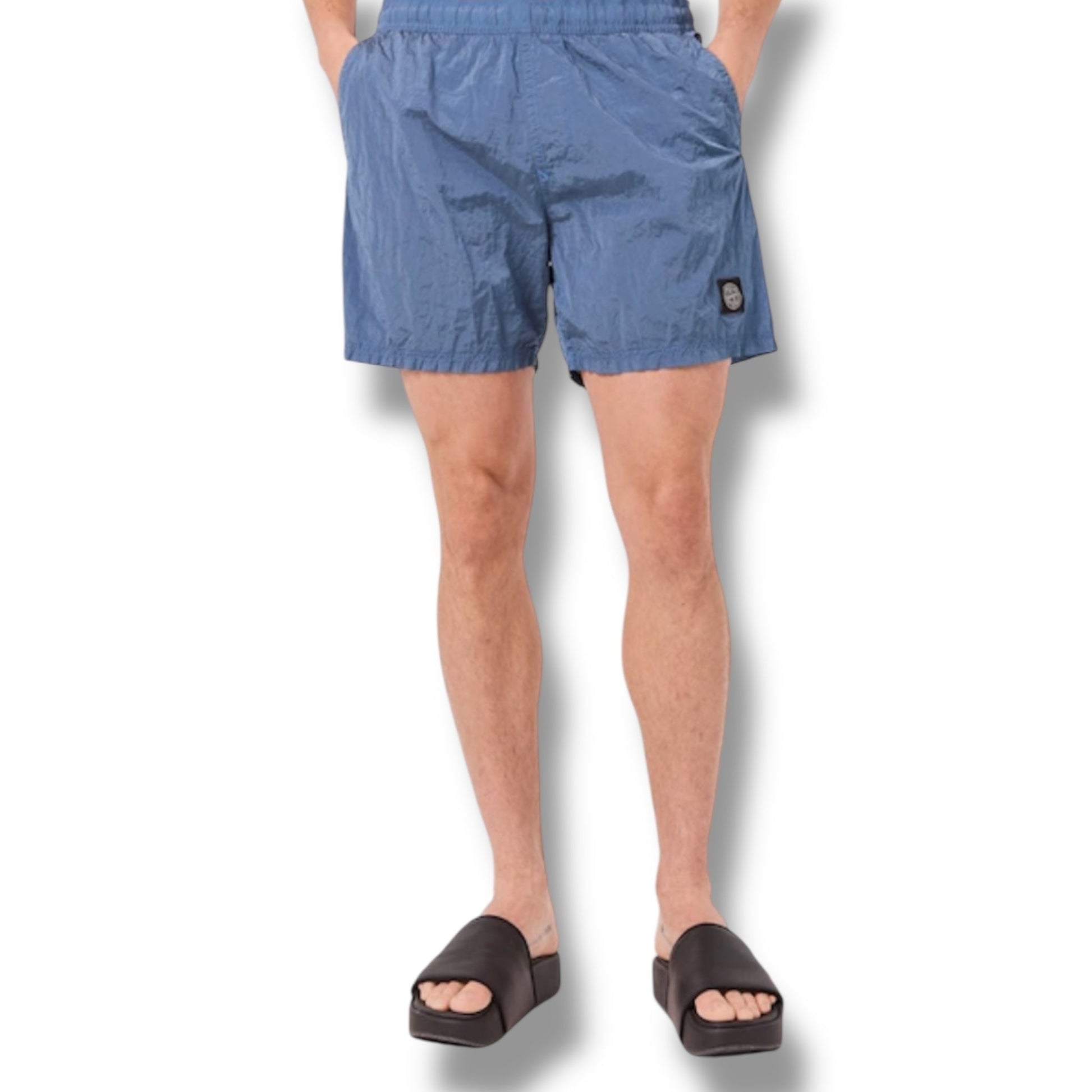 STONE ISLAND NYLON METAL SWIM SHIRTS BLUE
