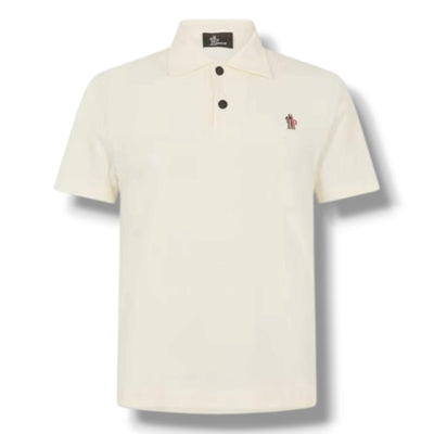 MONCLER GRENOBLE POLO SHIRT WHITE
