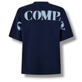 CP COMPANY BACK SHOULDER LOGO T-SHIRT NAVY BLUE