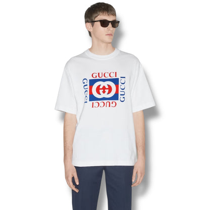 GUCCI BOX LOGO T-SHIRT WHITE