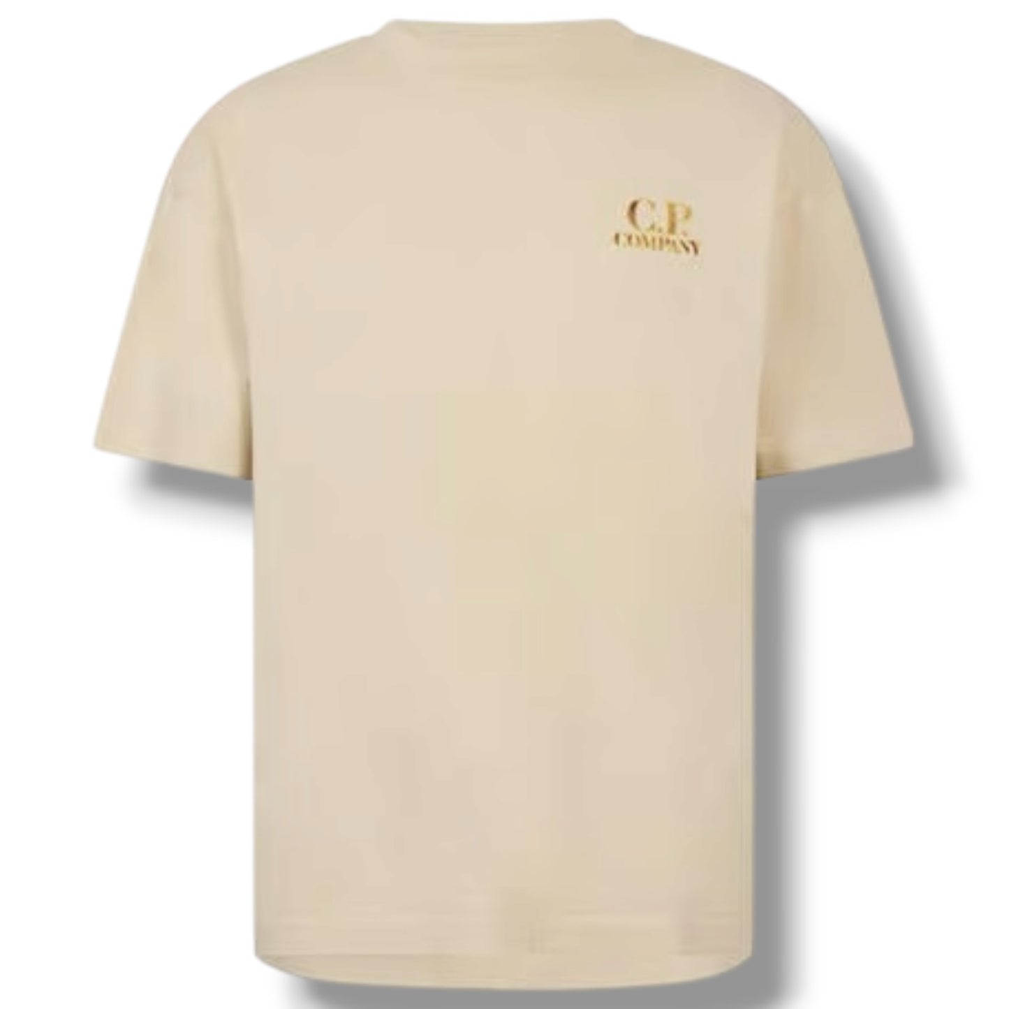 CP COMPANY BACK SAILOR LOGO T-SHIRT BEIGE