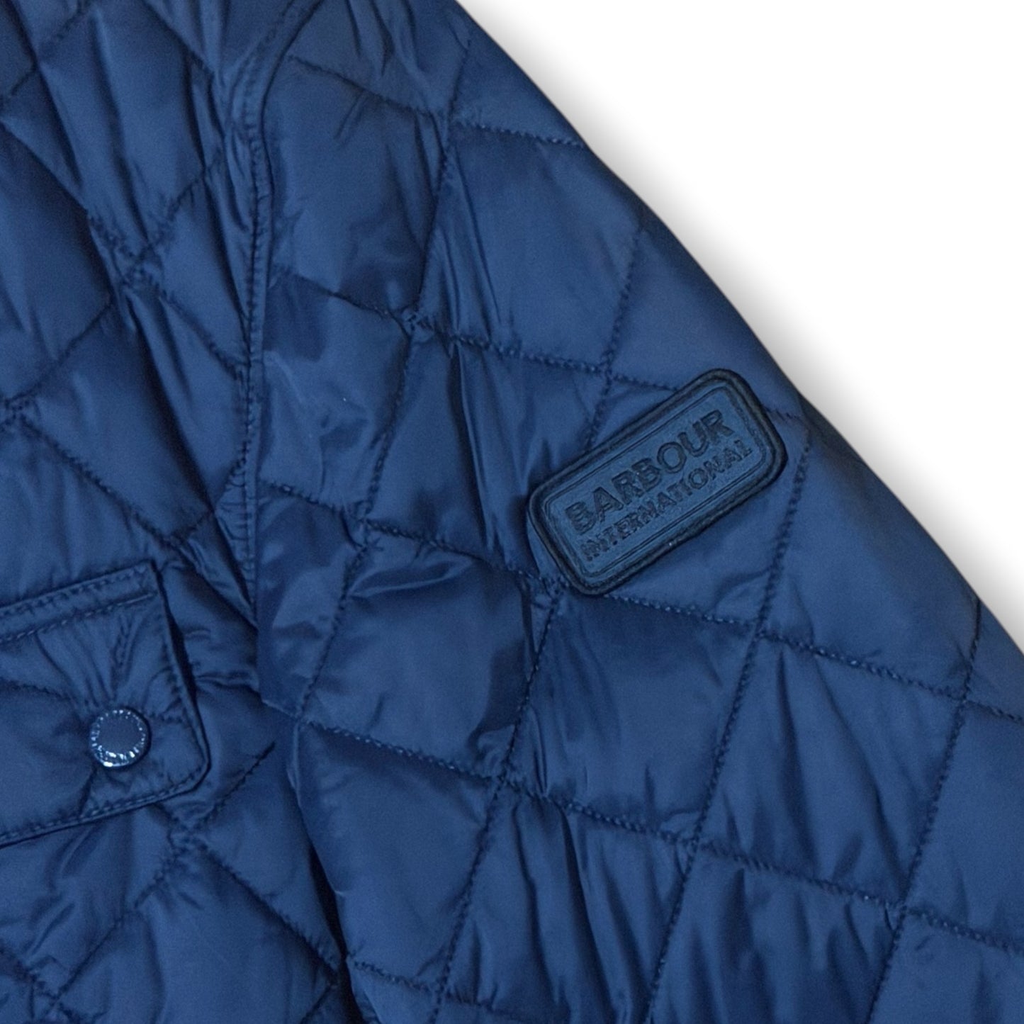BARBOUR QUILTED JACKET NAVY BLUE