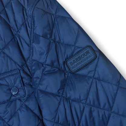 BARBOUR QUILTED JACKET NAVY BLUE