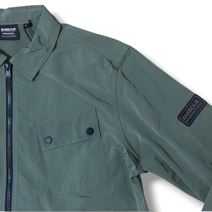 BARBOUR INTERNATIONAL OVERSHIRT KHAKI GREEN