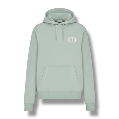 DIOR CD ICON LOGO OTTH HOODIE LIGHT GREEN