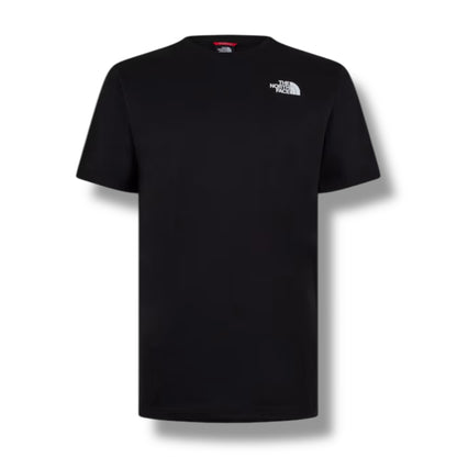 THE NORTH FACE TNF T-SHIRT & SHORTS SET BLACK -RED & BLACK