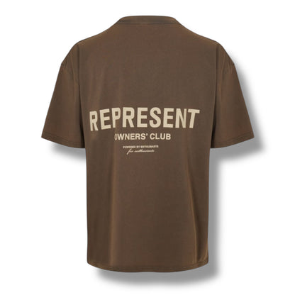 REPRESENT OWNERS CLUB T-SHIRT ALMOND BROWN