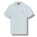 TOMMY HILFIGER ITALIC LOGO POLO SHIRT LIGHT BLUE
