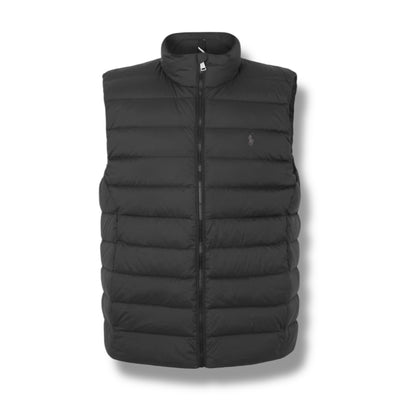 RALPH LAUREN PADDED GILET BLACK