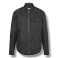 MONCLER NYLON ZIP UP OVERSHIRT BLACK