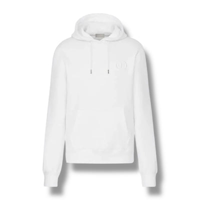 DIOR CD ICON LOGO OTTH HOODIE WHITE