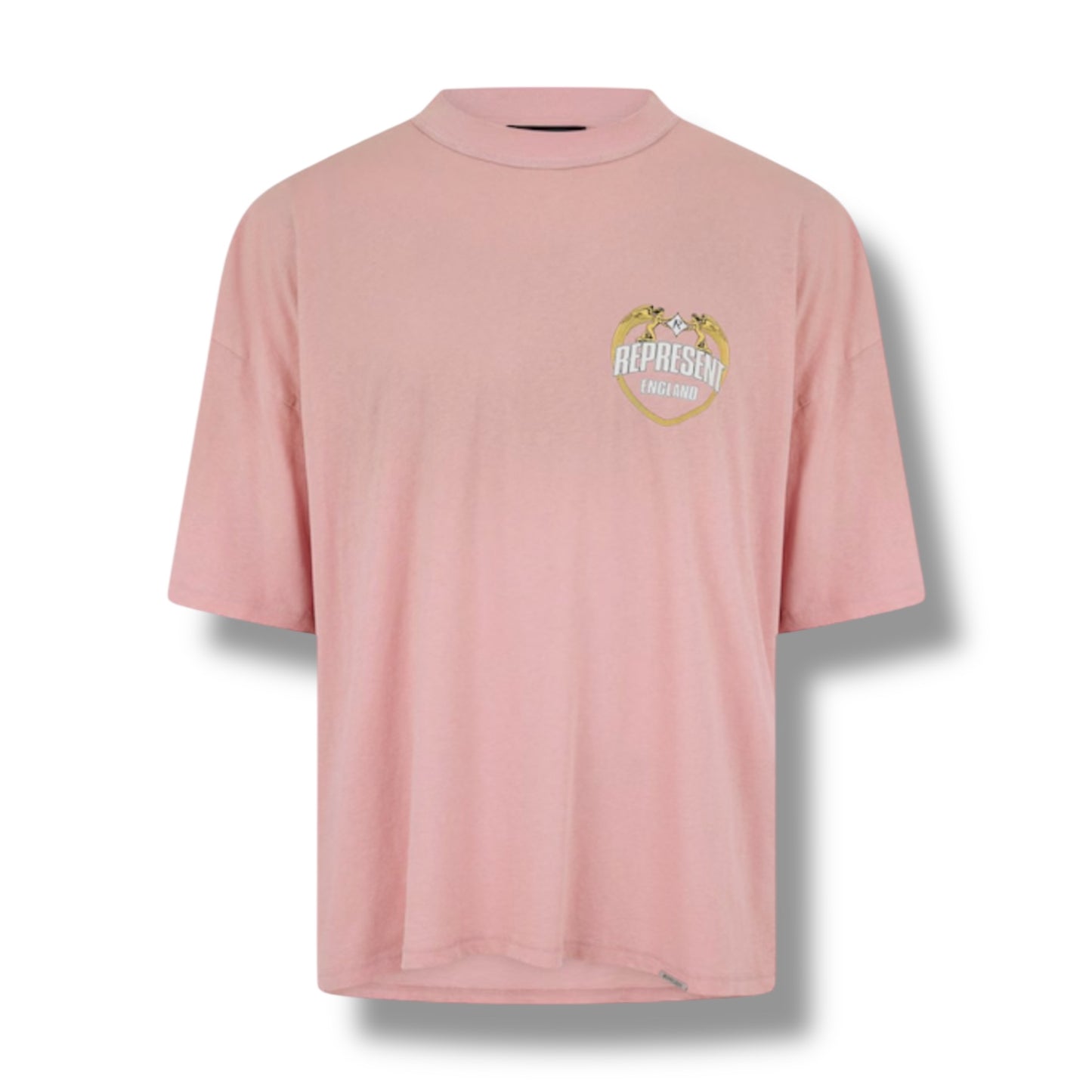 REPRESENT ANGEL BORDER T-SHIRT ROSE PINK