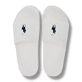 RALPH LAUREN SLIDERS WHITE
