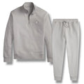 RALPH LAUREN TECH 1/4 ZIP SWEATSHIRT FULL TRACKSUIT SOFT GREY