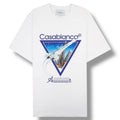 CASABLANCA CASA AIR ROCKET T-SHIRT WHITE