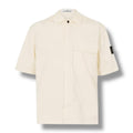 STONE ISLAND SHORT SLEEVE GD OVERSHIRT IVORY BEIGE