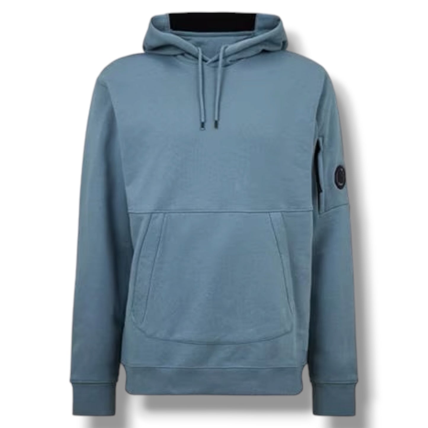 CP COMPANY OTTH HOODIE & JERSEY SHORTS SET SILVER BLUE